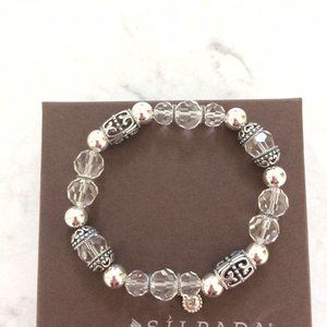 * BRAND NEW* Silpada  Silver and Glass Bracelet